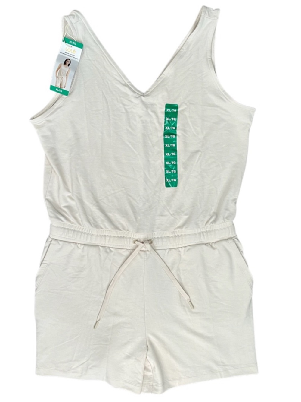 NWT Lole Beach Romper Bone / Beige Size XL